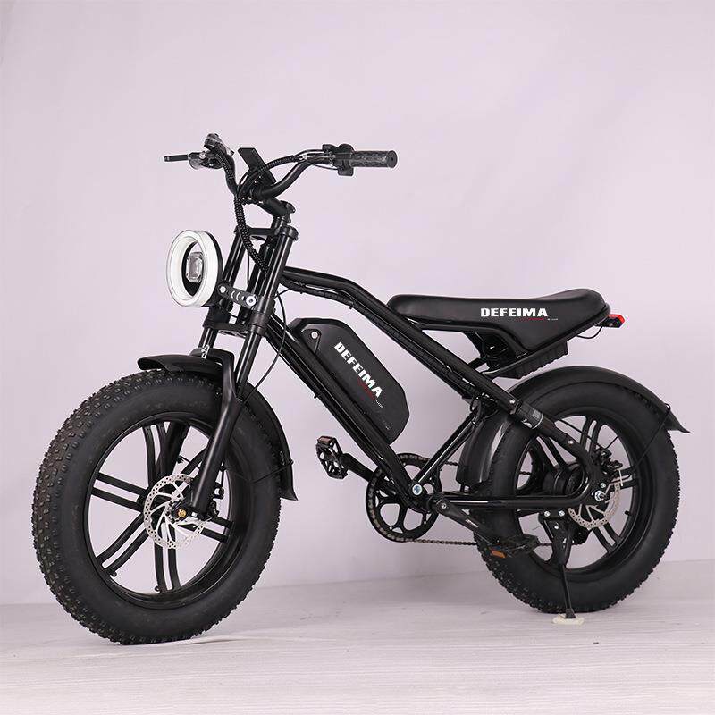 E-bike20*4.0肥胎电动单车越野7速雪地车复古潮流电动自行车欧洲