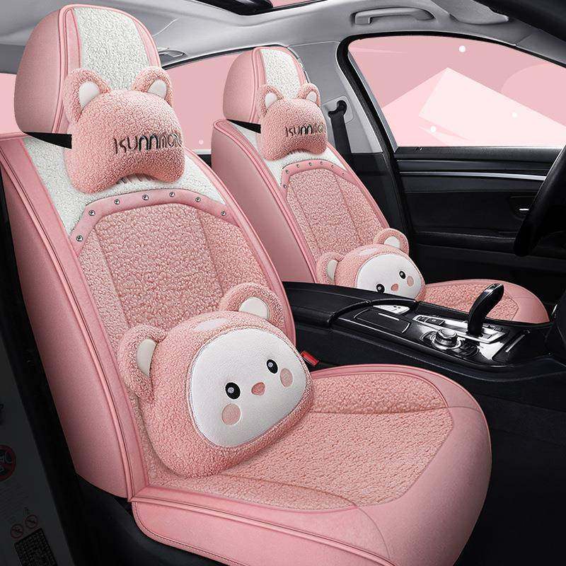 秋冬新款短毛绒汽车坐垫全包围五座通用卡通仿羔绒加厚保暖座椅套,金属材料及制品,金属加工件/五金加工件,淘宝优惠券,粉丝福利购,淘宝优惠卷