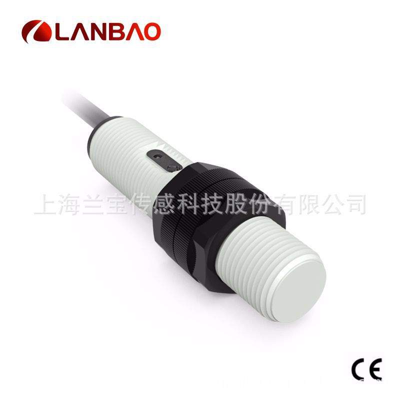 兰宝感应器CR12SCF02DNO NPN常开埋入2mm塑料外壳 电容接近开关