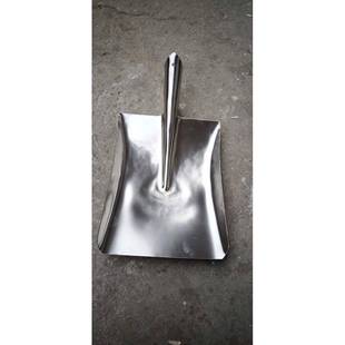 不锈钢铁锨头上菜大铁锹头方头不锈钢铲头网红海鲜大铁锨头