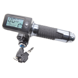 14寸48V代驾车液晶转把折叠电动车锂电池油门加速把手改速度显示