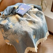 纯棉纱布浴巾清新家用吸水毛巾全棉加大加厚情侣洗澡裹巾