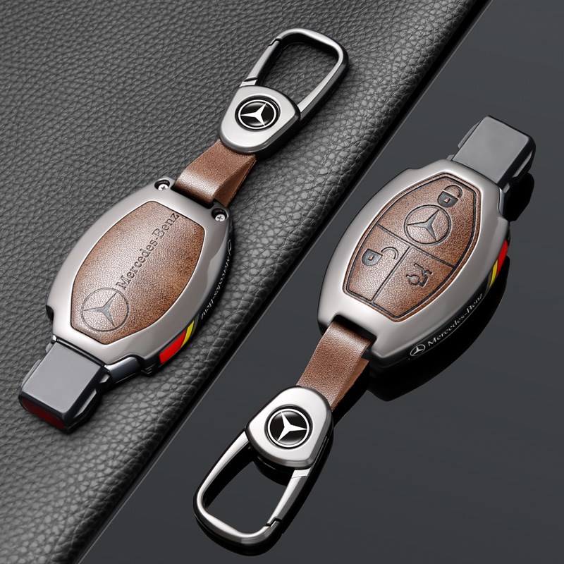 奔驰C200L钥匙套glc260车gla200扣glc300威霆e300L包a180 C180L壳