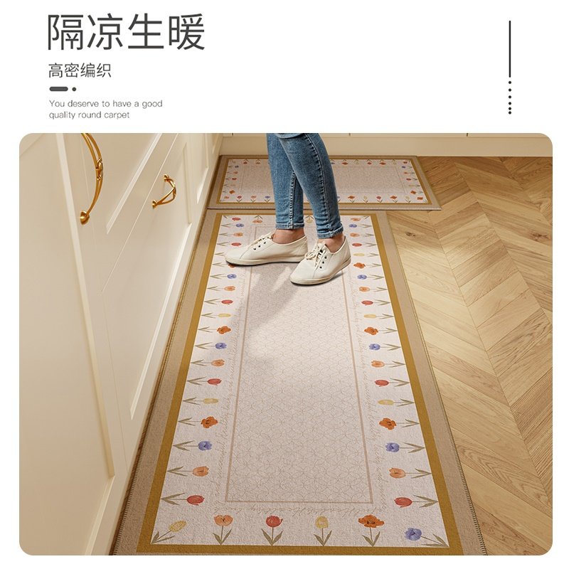 美式厨房地垫吸水吸油防滑脚垫防水防污长条免洗家用垫子门垫地毯,居家布艺,厨房地垫,淘宝优惠券,粉丝福利购,淘宝优惠卷