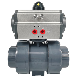 Q611F-10S气动UPVC球阀 电动UPVC球阀DN20 25 32 40 50 65 80 100