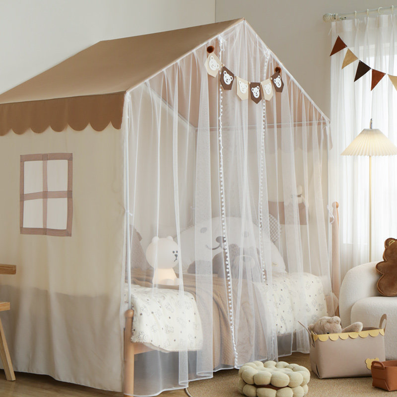 儿童床上帐篷男孩  小房子蚊帐女孩 玩具游戏城堡宝宝分床神器,床上用品,蚊帐,淘宝优惠券,粉丝福利购,淘宝优惠卷