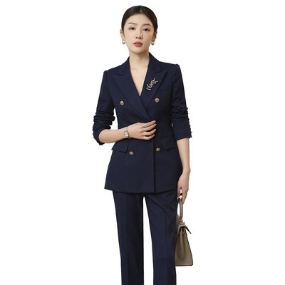 职业西装女套装2024秋气质公务员面试正装酒店经理工作服高端西服