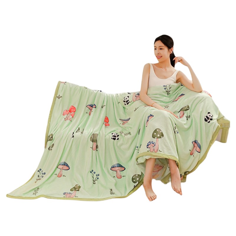 冬天双面毛绒面床单单件牛奶珊瑚法兰绒毯毛毯冬季秋冬款防滑加绒