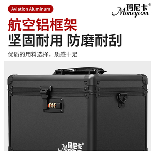 玛尼卡美发师全新升级专用密码 锁手提箱发型师大容量工具箱收纳箱