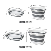 折叠水桶家用大号拖把桶大容量可手提洗衣桶家用泡脚洗车钓鱼单桶