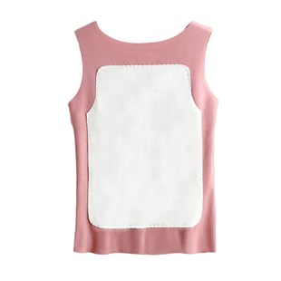 德绒保暖背心女秋冬蕾丝吊带内搭加绒加厚双面绒自发热纯棉打底衫