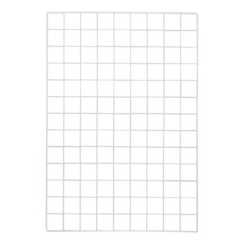 网片网格铁网白色超市照片墙网架铁丝格子网挂墙置物架幼儿园布置