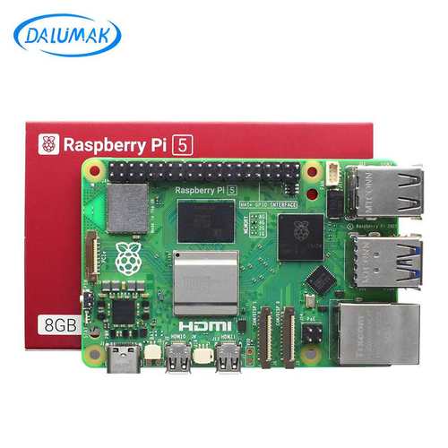 树莓派5代5B开发板 Raspberry Pi 5 8GB主板 Linux编程单板计算机