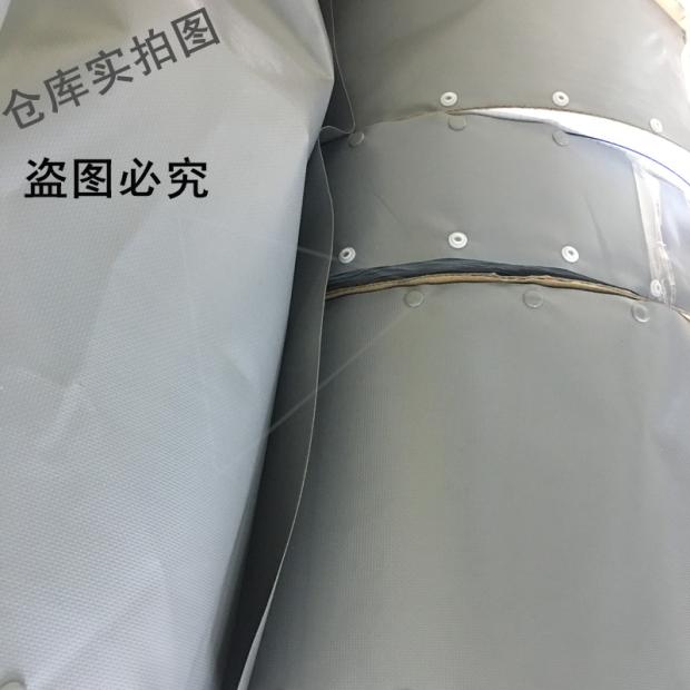 扣式结束带PC100纽扣电缆包布保护套环保阻燃PVC裹线套管灰色包布