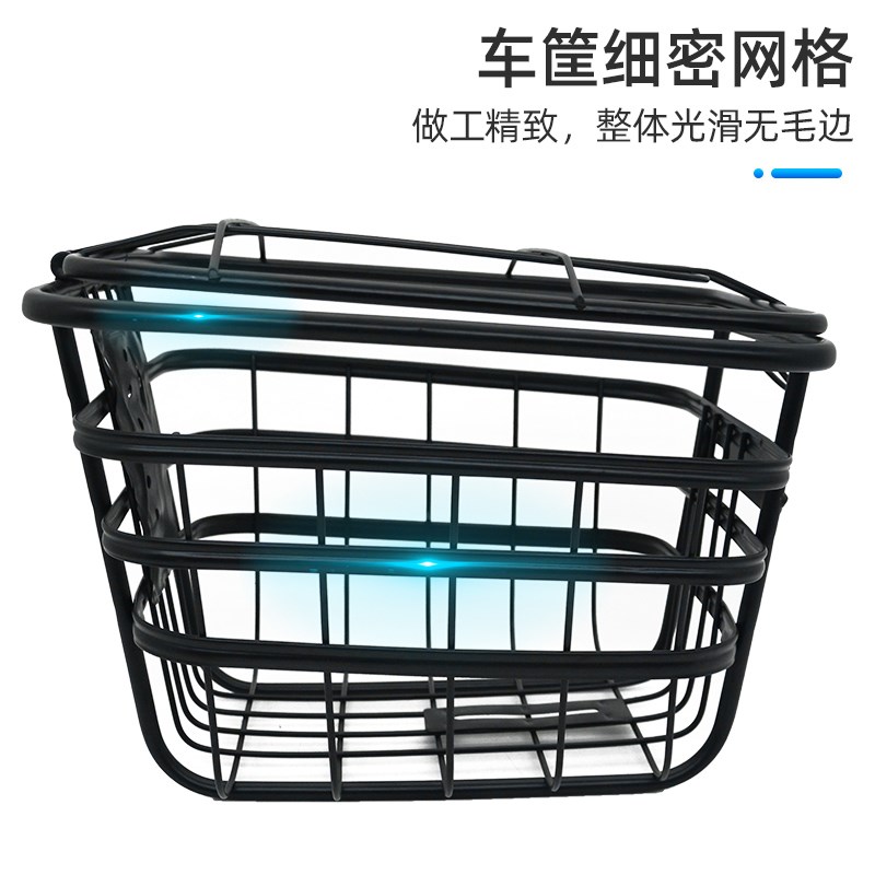 折叠自行车后车筐后货架置物筐山地车后座架篮子女式单车书包篓子