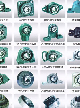 外球面带方型座轴承 UCF313 F314 F315 F316 F317 F318 F319 F320