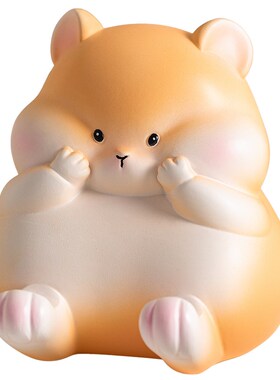 创意可爱仓鼠平板手机支架办公室桌面摆件解压装饰品送实用小礼物