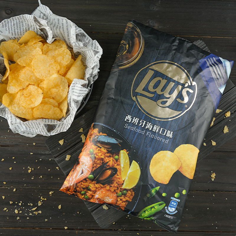 乐事薯片西班牙海鲜味184.2g台湾