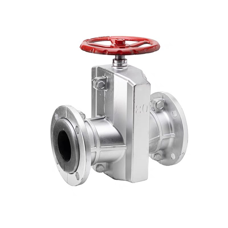 GJ41X-10L铝n合金管夹阀胶管阀耐腐蚀耐酸碱排泥浆排矿渣粉尘铸铁