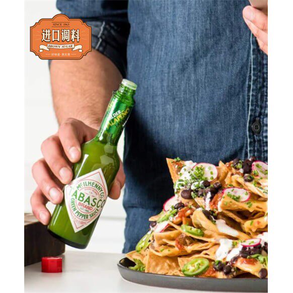 美国进口TABASCO辣椒仔低脂轻食低卡生酮辣椒调味汁烟熏烧烤汁包