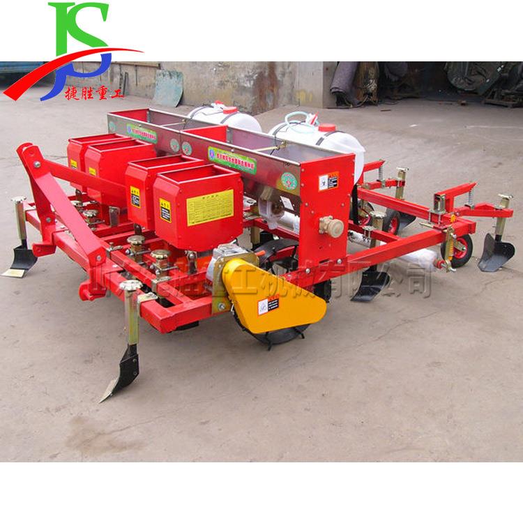 花生覆膜播种机 小型起垄施肥播种一体机 后置花生种植机械设备