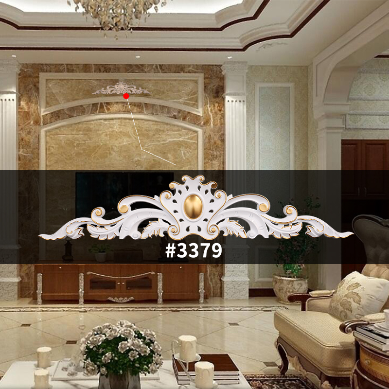 欧式家具塑料花装饰平面贴花 石塑背景墙软线条 楼空实木雕花吸塑