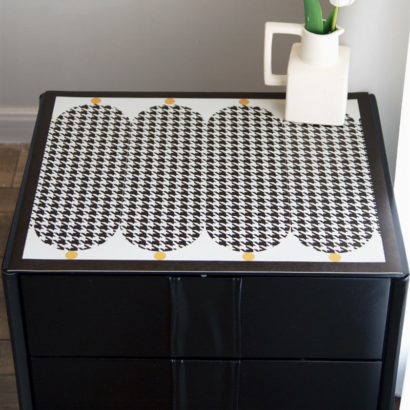 床头柜盖布防水防烫垫子轻奢高级桌垫布桌面防尘保护套罩pvc桌布