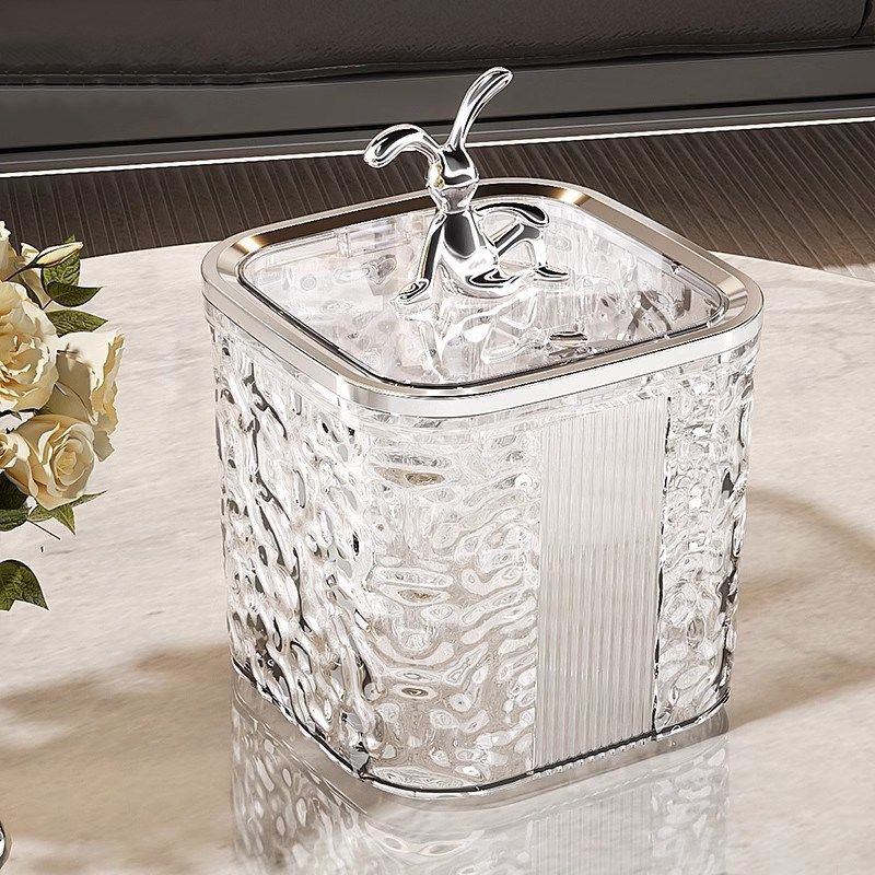 桌面垃圾桶带盖家用轻奢高颜值客厅迷你垃圾篓卧室办公室按压纸篓,家庭/个人清洁工具,垃圾桶,淘宝优惠券,粉丝福利购,淘宝优惠卷