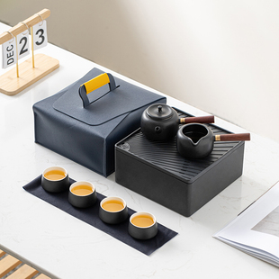 旅行茶具套组商务伴手礼定制公司活动周年庆礼品送顾客可携式茶具