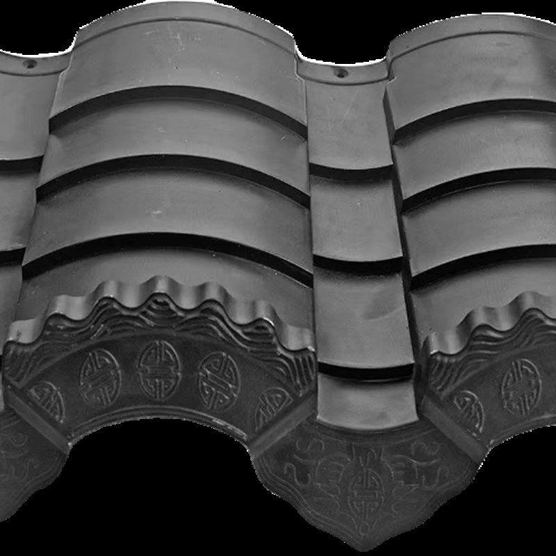 高分子仿古瓦古建瓦连体仿古屋面瓦园林小青瓦别墅建筑高分子筒瓦,基础建材,屋顶装饰瓦,淘宝优惠券,粉丝福利购,淘宝优惠卷