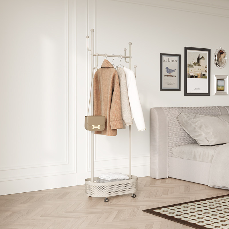 可移动金属衣帽架卧室放衣服衣架收纳架神器床头置物架落地挂衣架,住宅家具,衣帽架,淘宝优惠券,粉丝福利购,淘宝优惠卷