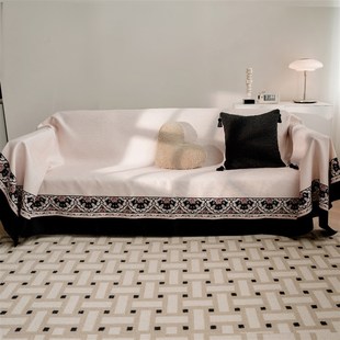 尤弥尔客厅复古沙发巾沙发盖毯四季通用防滑套罩防猫抓坐垫