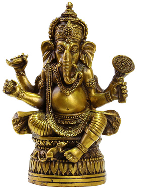 纯铜象鼻财神 象神摆件 天目象 泰式家居桌面车载装饰招财摆件