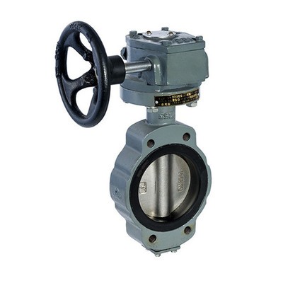 GB3037-94C 船用双偏心涡轮式手动蝶阀 C型