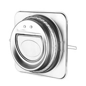 不锈钢防火止回阀厨房油烟机止逆阀烟道管道防味不锈钢止烟阀