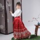 汉服秋款 女童明制古风唐装 改良古装 儿童装 小女孩中国风马面裙套装