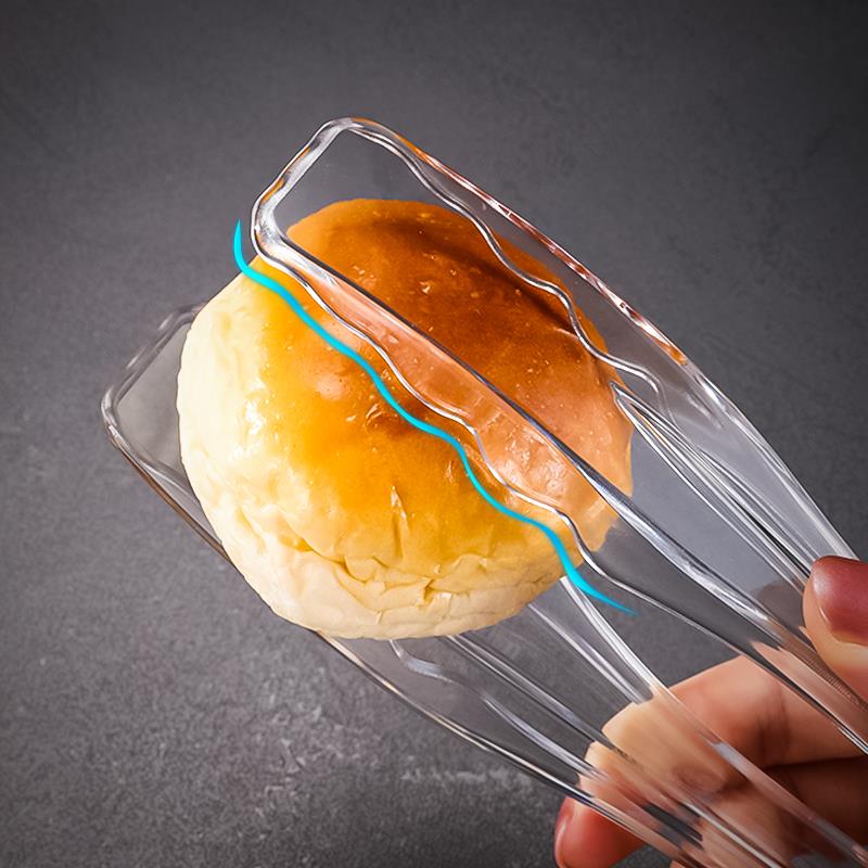 厨房寿司夹子透明水晶塑料食物专用耐高温镊子夹子商用夹菜夹防烫