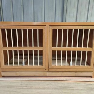 竹木配对笼防水板鸽子巢箱配对笼繁殖笼竹木防水板配对窝繁殖笼