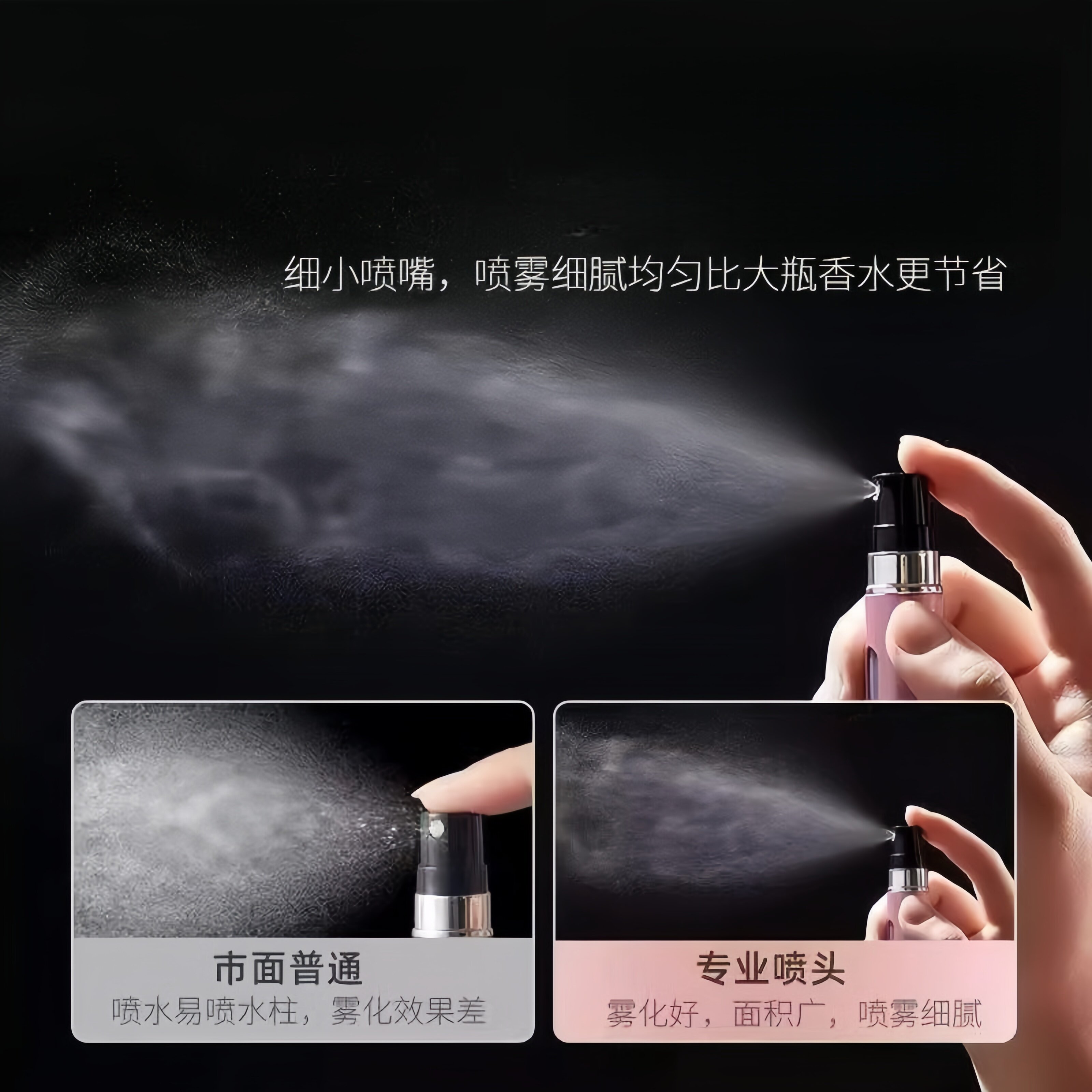 高端香水分装瓶底部充装香水瓶便携旅行分装器空瓶香水瓶子