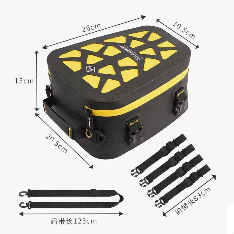 WILD HEART摩托车硬壳后座包防水大容量油箱包机车尾包摩旅装备包