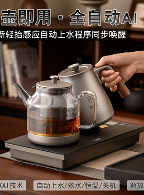 天福源纯钛电热水壶自动上水烧水壶一体茶台嵌入式恒温快煮壶T58