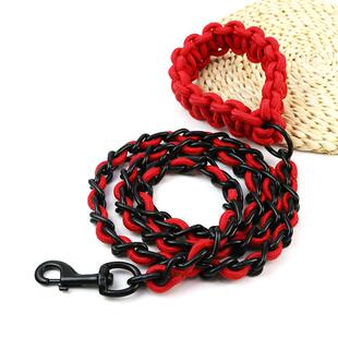 大号防咬狗链子大狗牵引绳金毛犬萨摩耶哈士奇铁子宠物用品