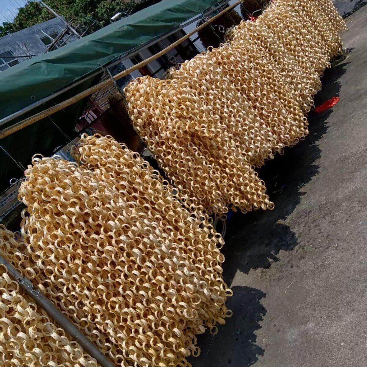 十万大山竹编DIY门帘挂饰竹链条装饰竹帘手工圣诞文创中国风编织