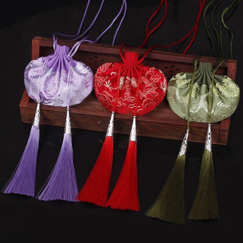 龙年端午节香囊挂件新中式织锦缎国风香袋空袋古风刺绣荷包流苏,居家日用,香包/香囊,淘宝优惠券,粉丝福利购,淘宝优惠卷