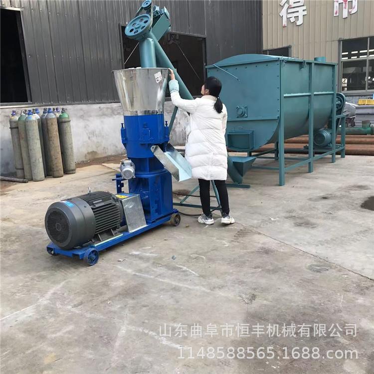 水产养殖龙虾饲料颗粒机幼鸟养殖造新疆农作物柠条饲料颗粒机