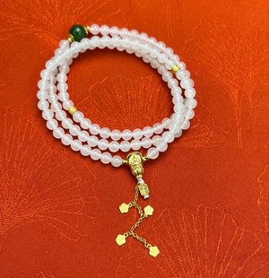 已售罄 白玉圆珠多宝项链 璇姐专享