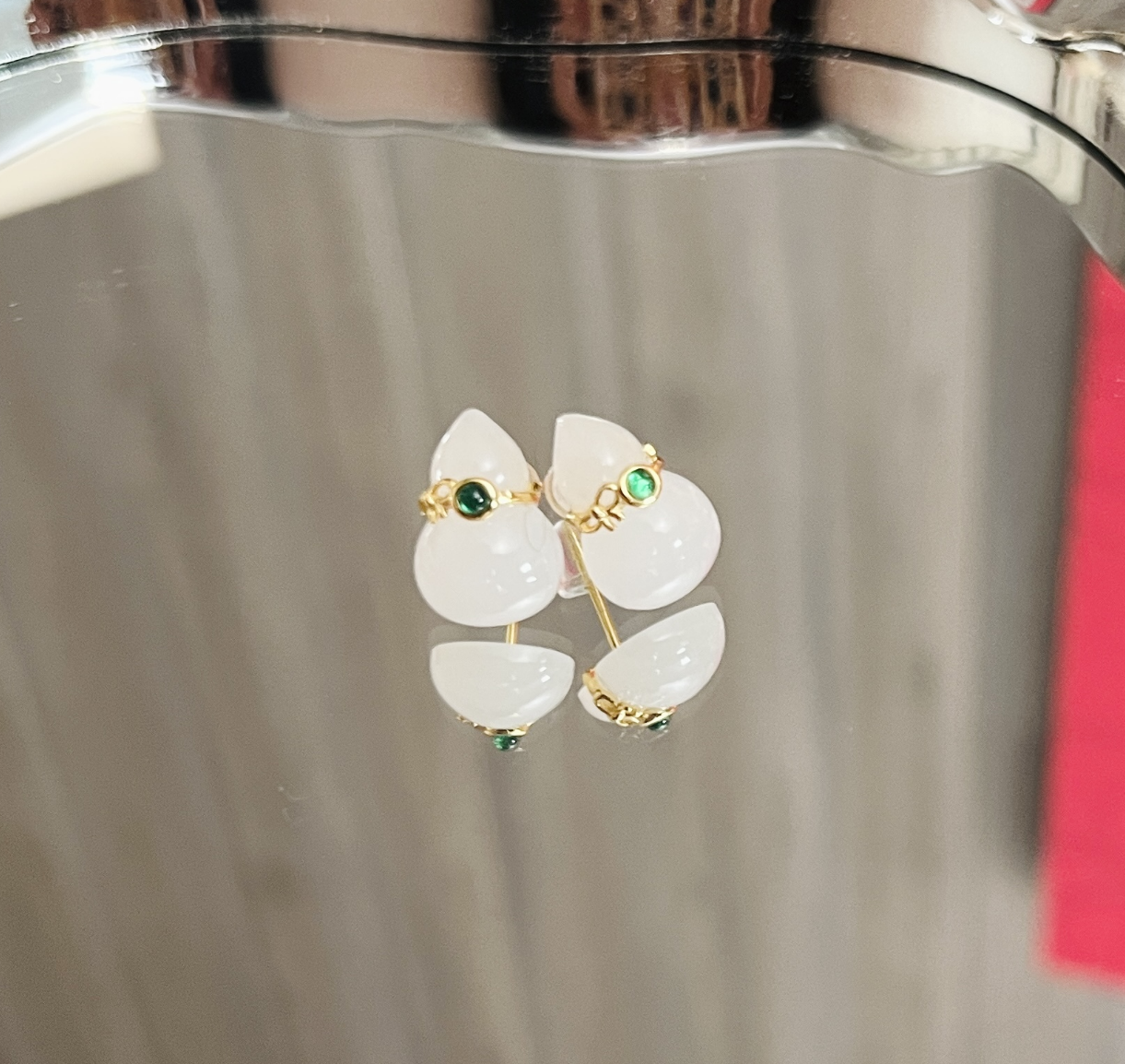 【璇姐专享】羊脂耳钉,珠宝/钻石/翡翠,其他,淘宝优惠券,粉丝福利购,淘宝优惠卷