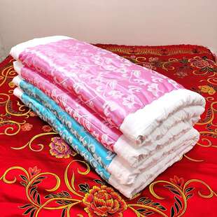 棉花褥子老式 单人床棉絮冬天结婚红色床垫铺地一米乘两米婚庆垫被