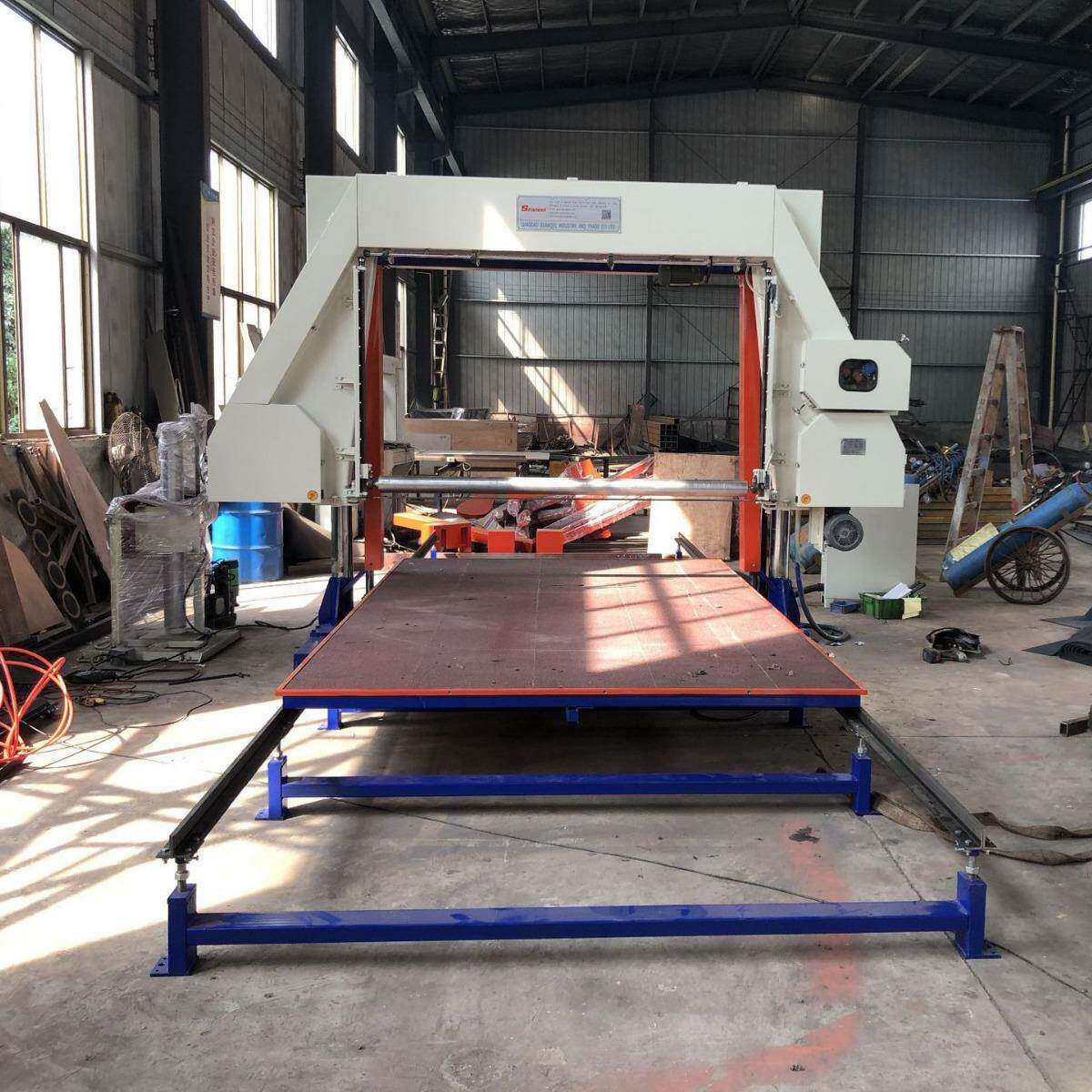 方形聚氨脂硬质泡绵圆盘平切机泡沫直切机海绵切割机圆盘平切设备