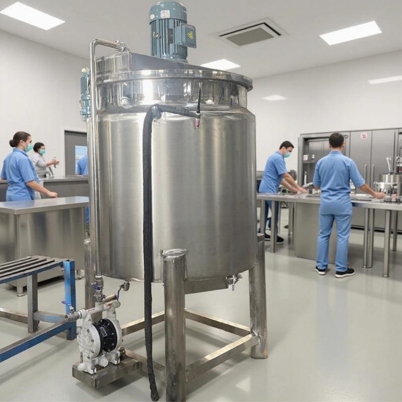 东莞直销胶水液体电加热搅拌桶树脂化妆品调配罐不锈钢搅拌机